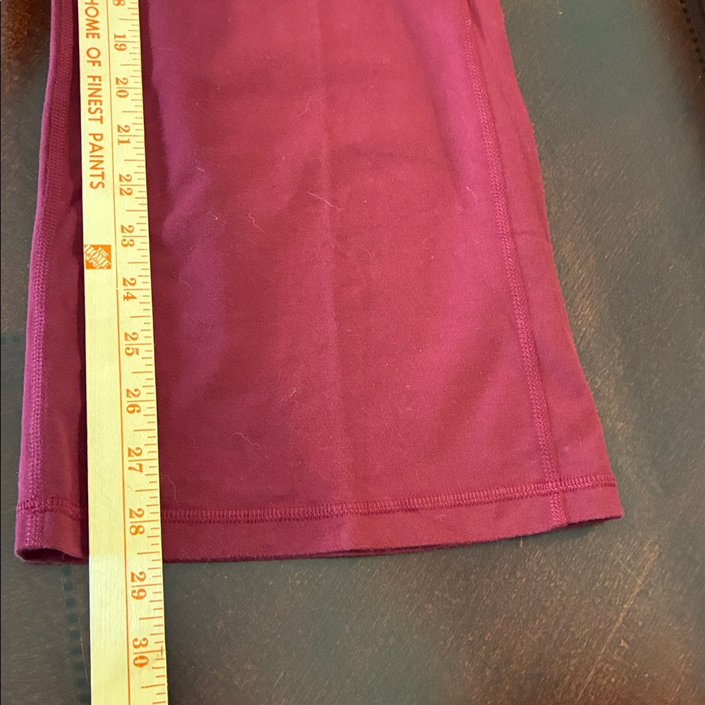 Xersion Burgundy Flare Women's Pants - Picture 10 of 11